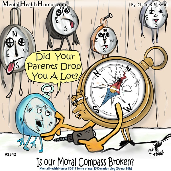 Moral Compass: Listening to my parents discuss issues gave me a sense of right and wrong.