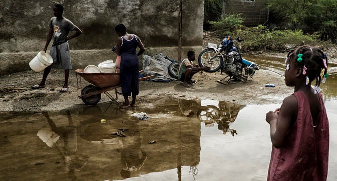 Water-Borne: Cholera is a disease created by a water-born bacteria that can be found anywhere there is contaminated water.